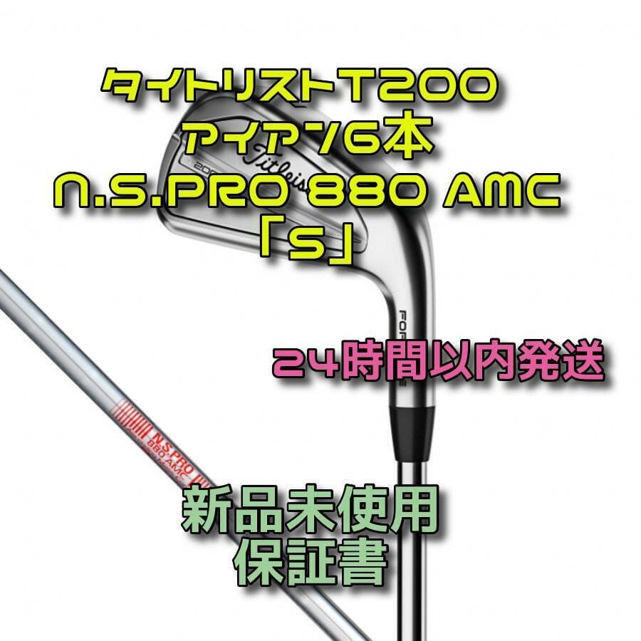 タイトリストT200 アイアン6本 N.S PRO 880 AMC「S」