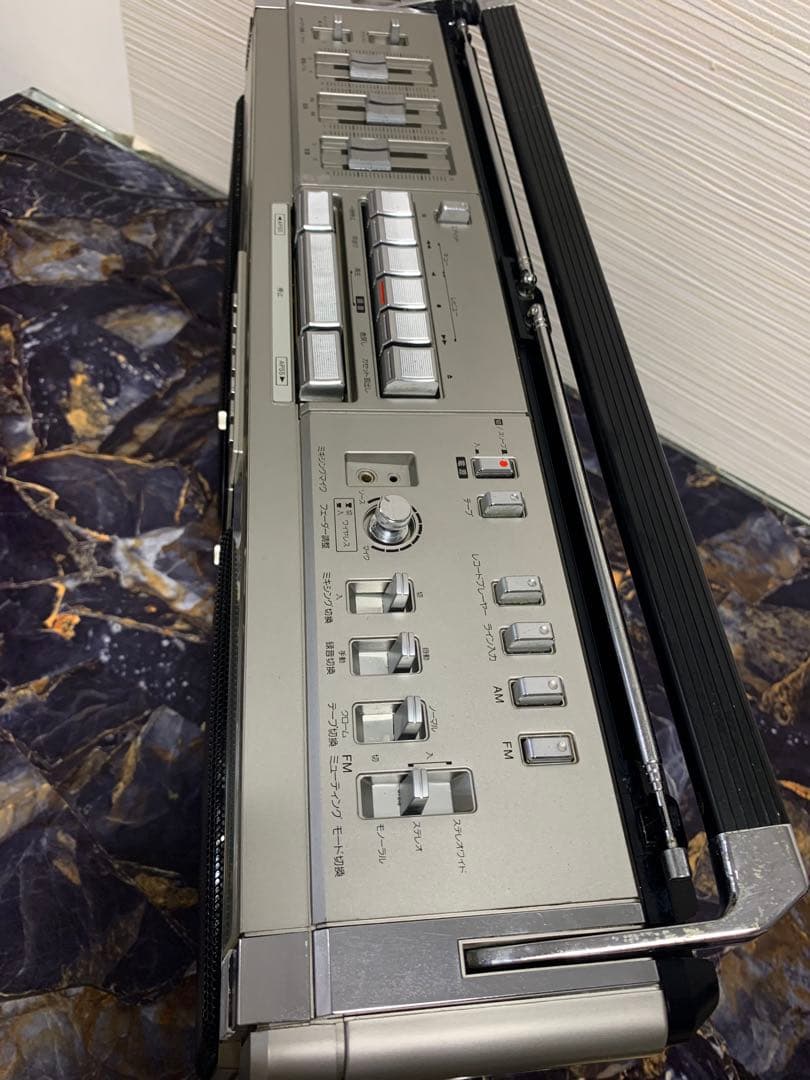 SHARP 大型 ラジカセ GF-505ST/サーチャーラジオ メンテナンス済み