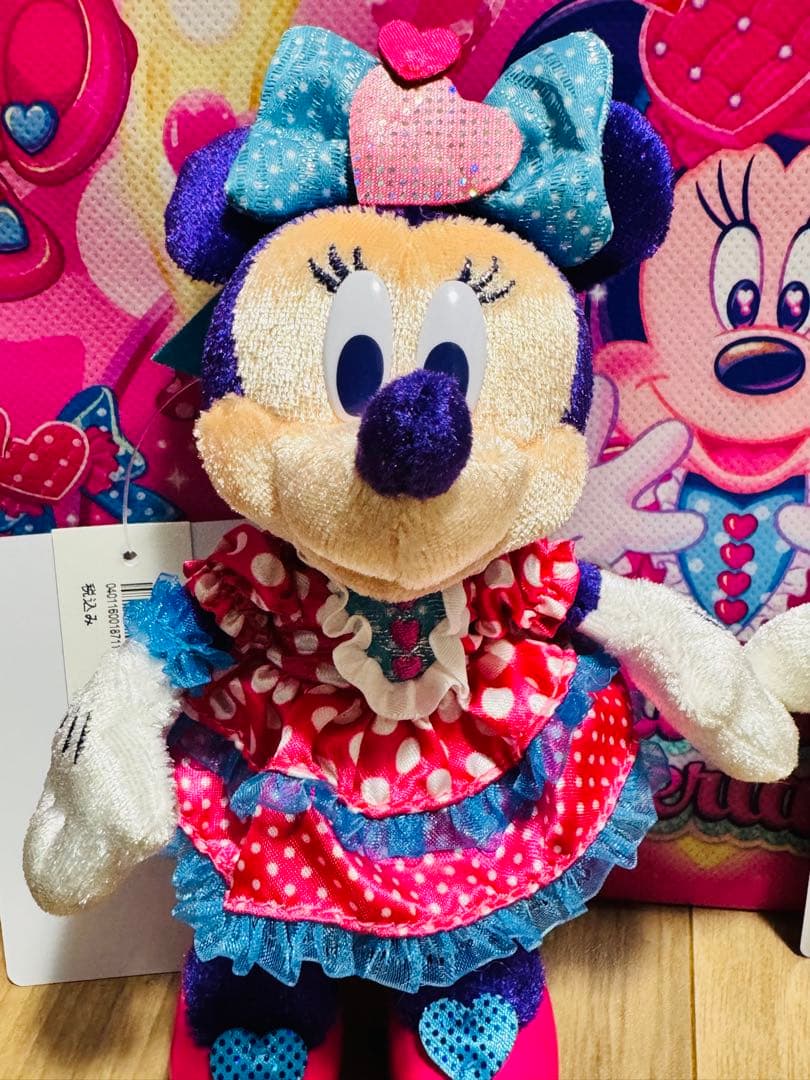 パルパルーザ 新品未使用 ミッキー ミニー ファンダーランド　　ぬいぐるみバッジ