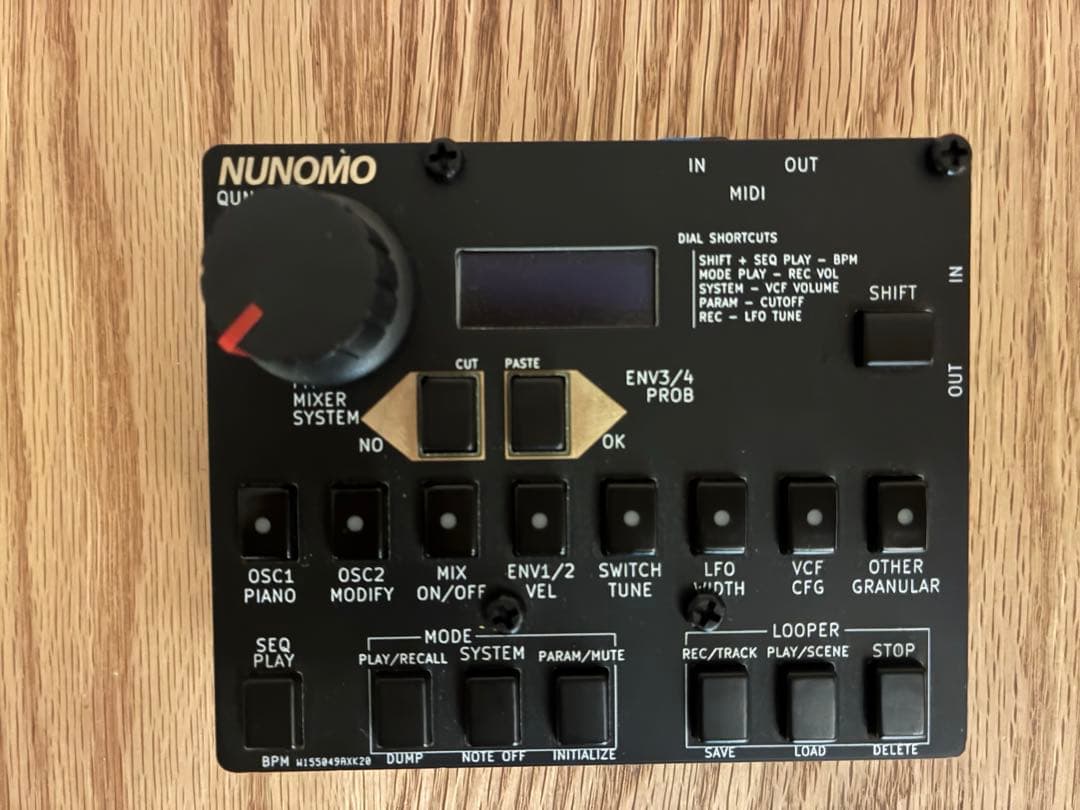 NUNOMO QUN MK2 ポケットシンセサイザー シーケンサー ルーパー