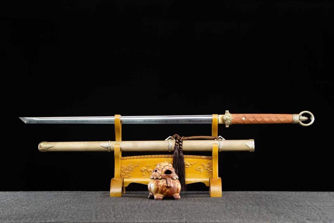 神闕環首焼刃唐刀-T 10焼刃 古兵器 武具　刀装具　日本刀　模造刀 居合刀