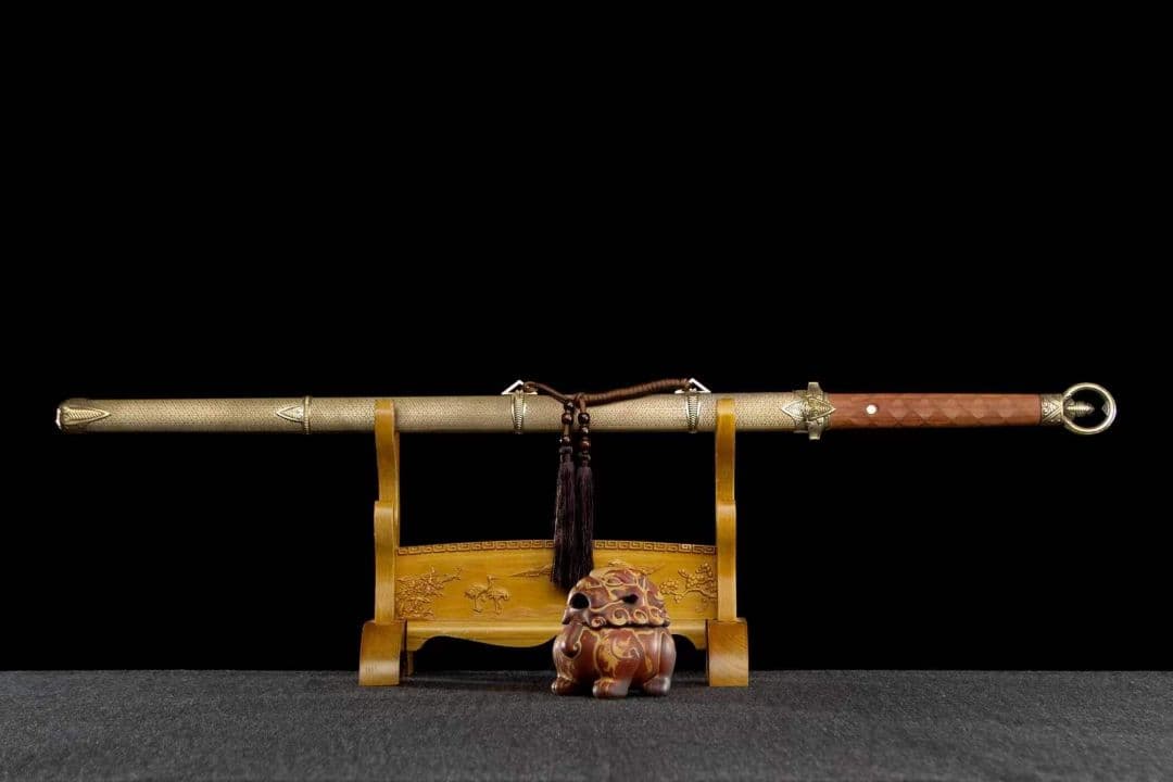 神闕環首焼刃唐刀-T 10焼刃 古兵器 武具　刀装具　日本刀　模造刀 居合刀