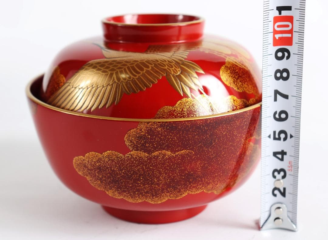 s*a様 輪島塗 大向高洲堂 雑煮椀 五客 蒔絵 正月