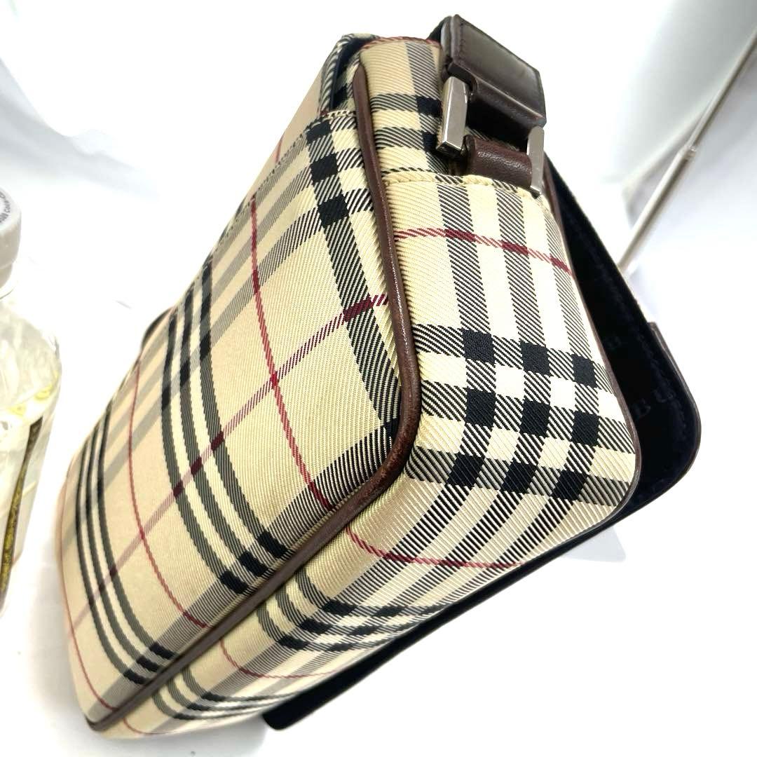 BURBERRY バーバリー ノバチェック 本革　ミニショルダーバッグ
