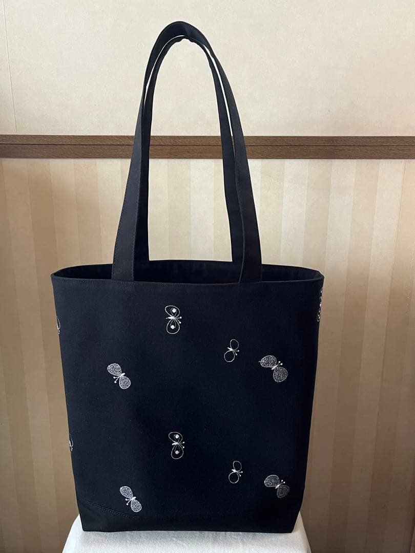 ハンドメイド　トートバッグ　ミナペルホネン dop choucho
