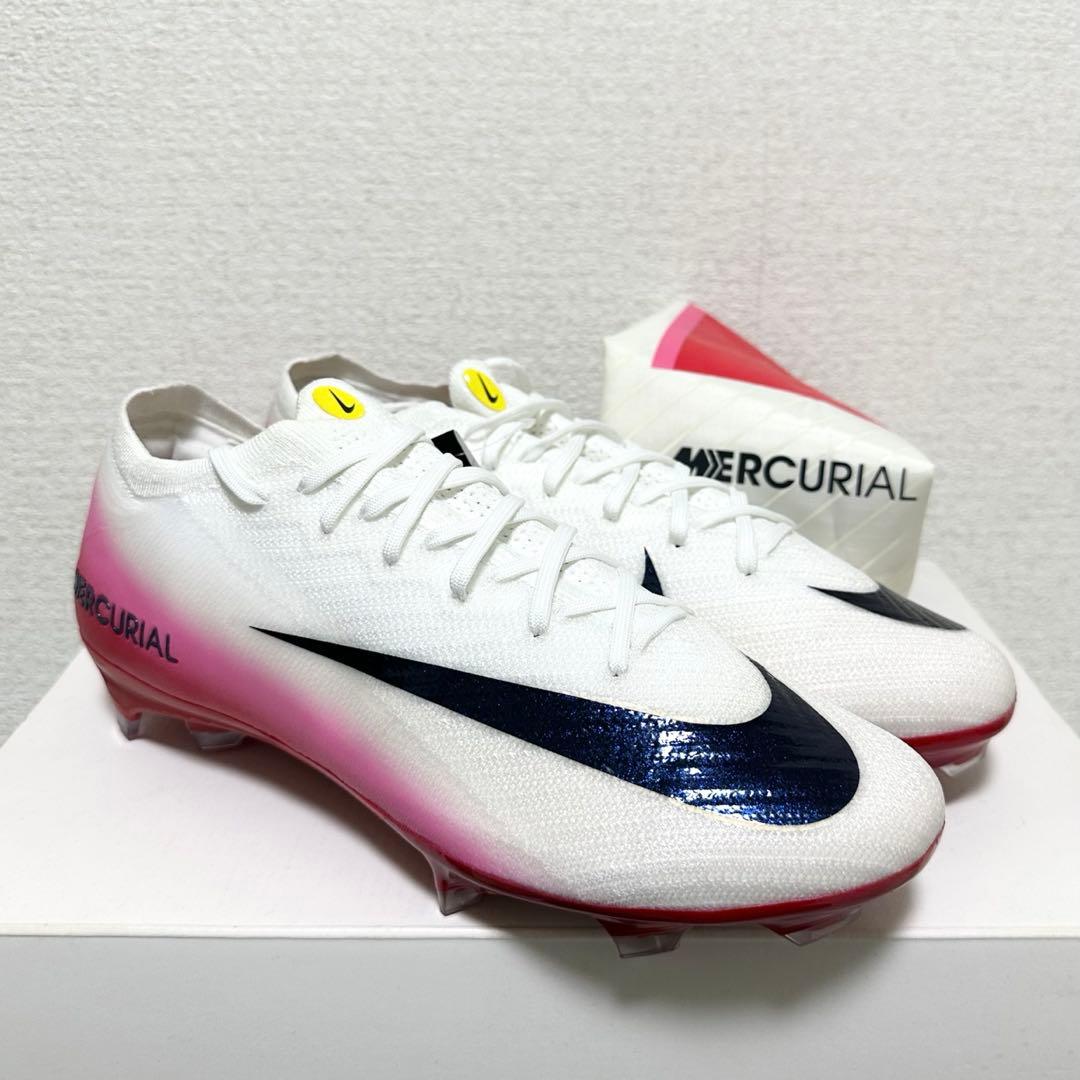 ナイキ ズーム マーキュリアル ヴェイパー エリート 28cm 白 赤 スパイク
