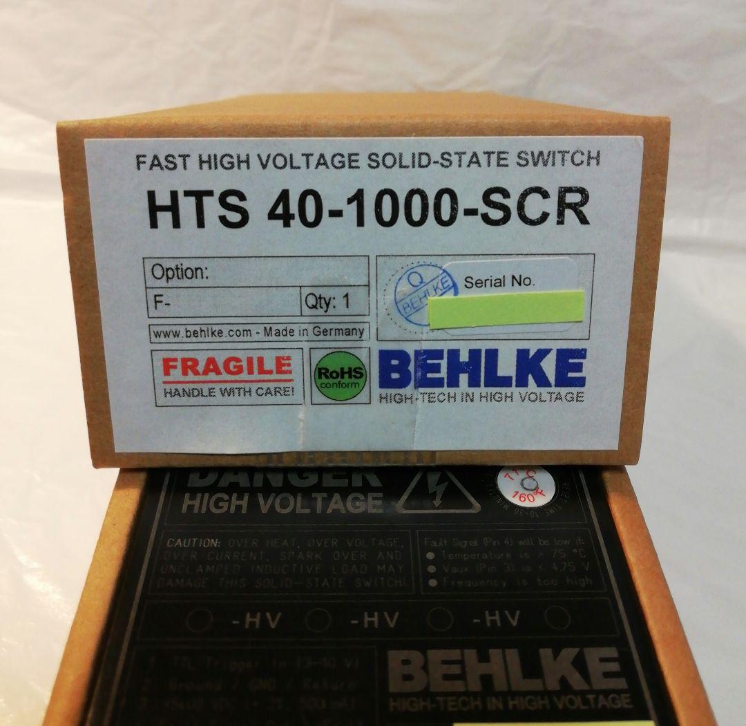 BEHLKE High Voltage Thyristor Switch 新品
