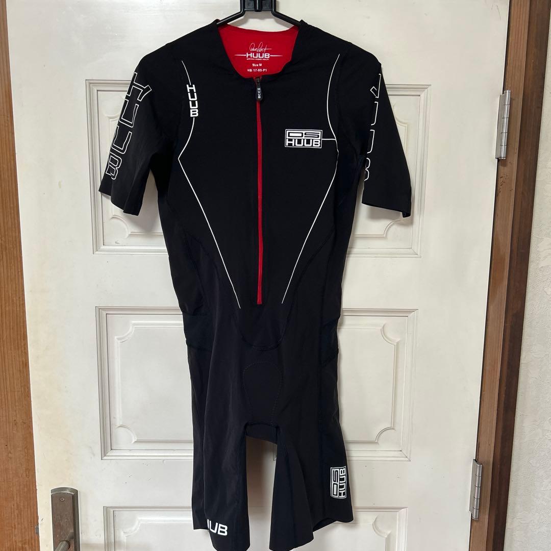 HUUB トライアスロンウェア 半袖 ブラック/レッド