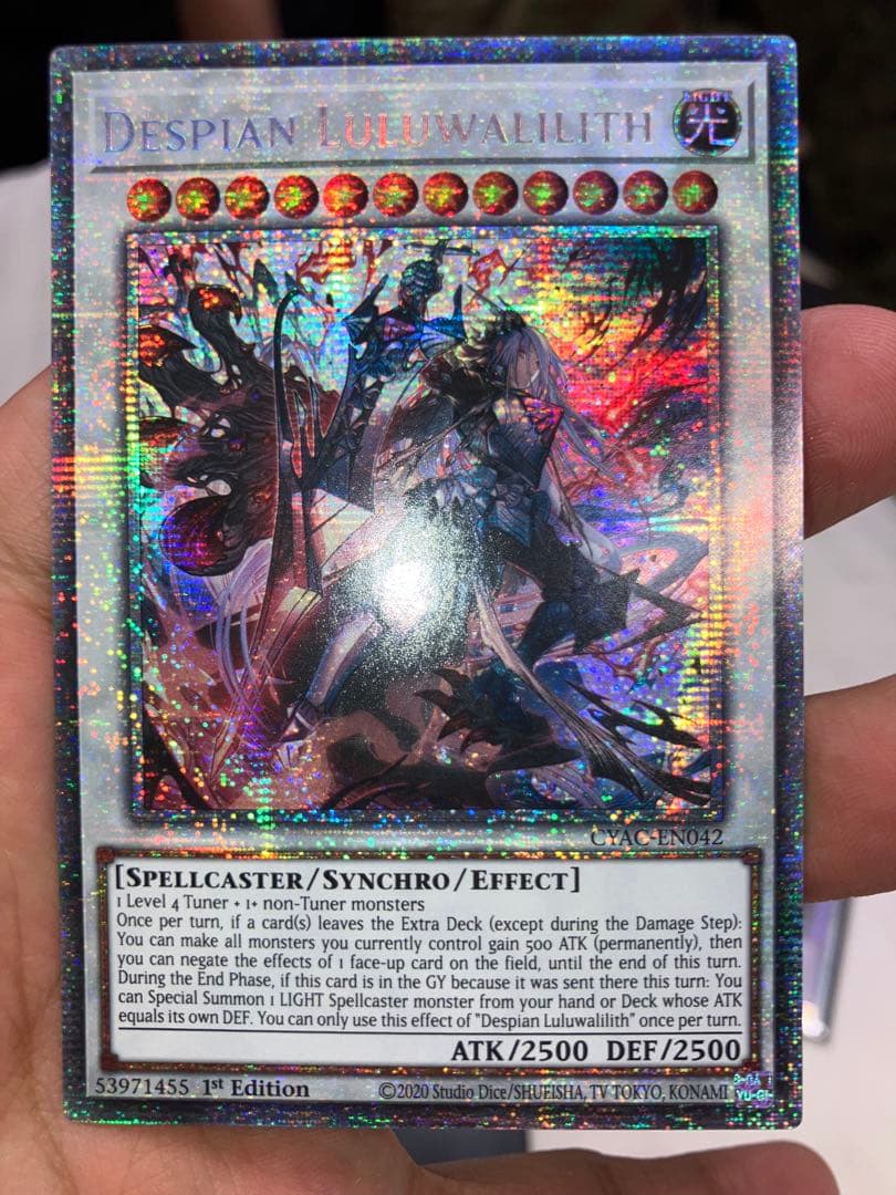 【遊戯王】赫聖の妖騎士　英語　初版　EU版　25th