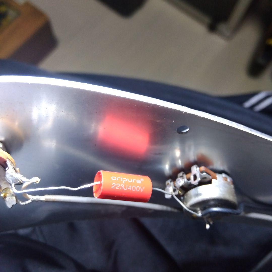 エレキギター 青 3ピックアップ 。 TEISCOビザールギター...