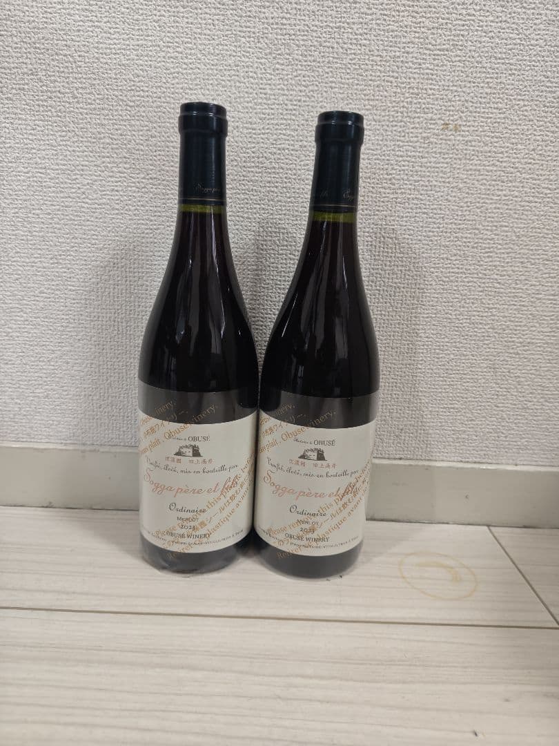 小布施ワイナリー オーディネール メルロー 2023