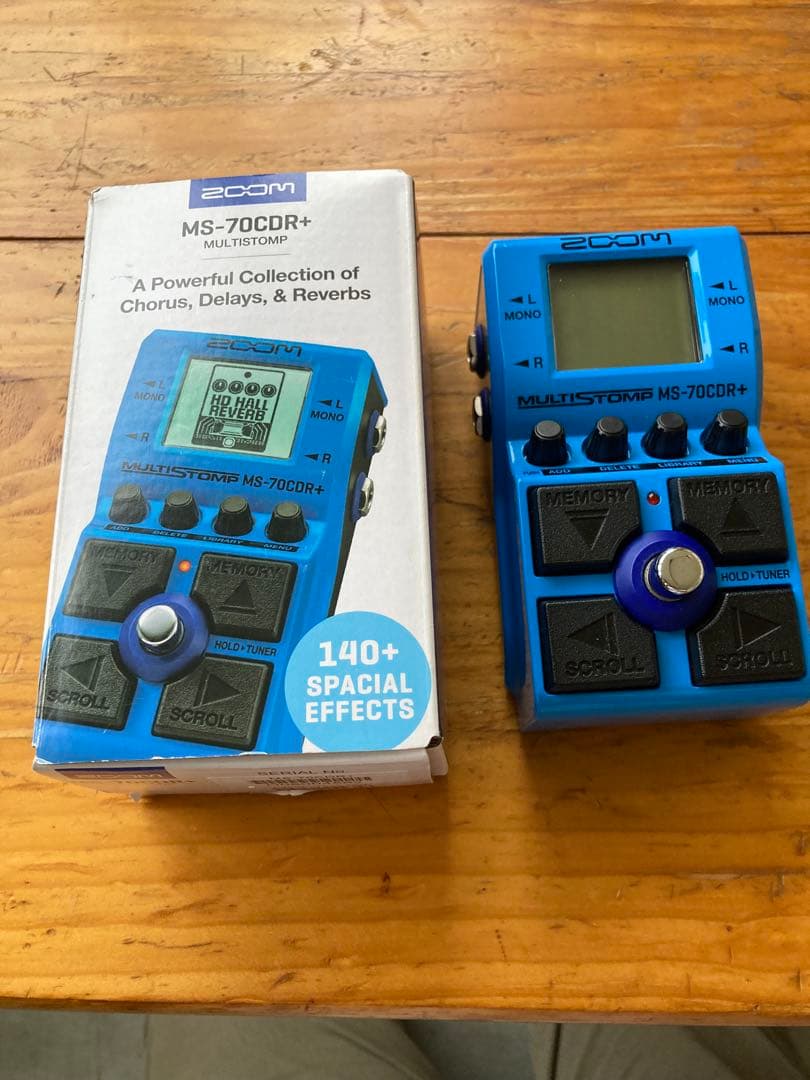 Zoom MS-70CDR+ ギターエフェクター