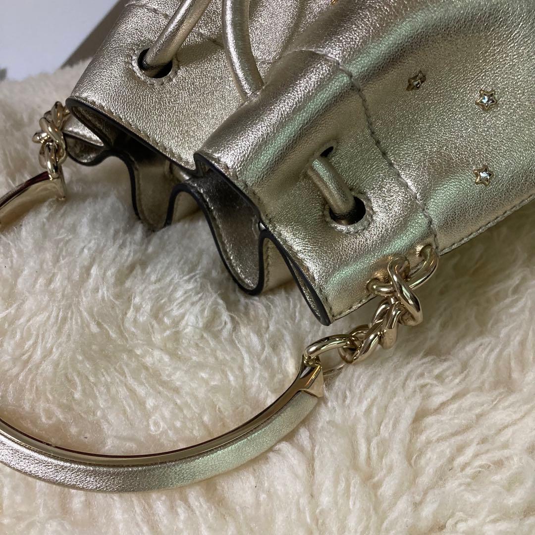 ゲリラセール美品✨JIMMY CHOO ジミーチュウ ボンボン ショルダーバッグ