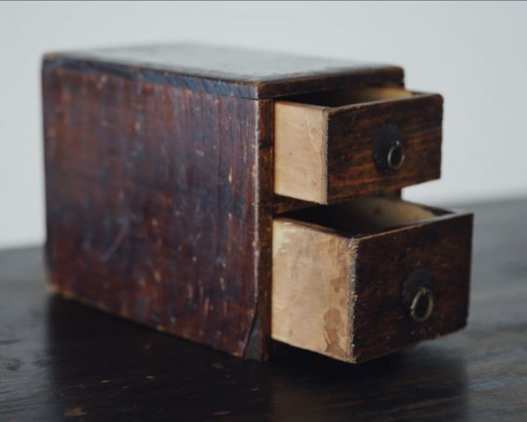 時代 小抽斗 古民芸 古道具 古民具 明治 大正