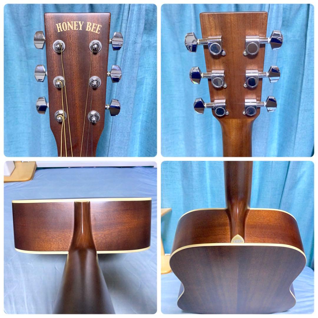 【牛骨】HONEY BEE！W-15！アコギ！【弾き易く調整☆新品の弦】