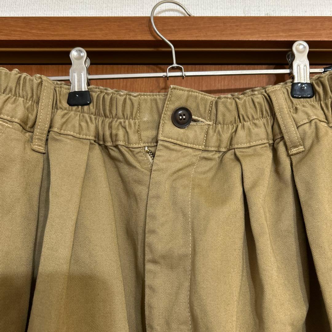 ハーベスティ　harvestyサイズ2 カーキベージュ　チノクロスサーカスパンツ