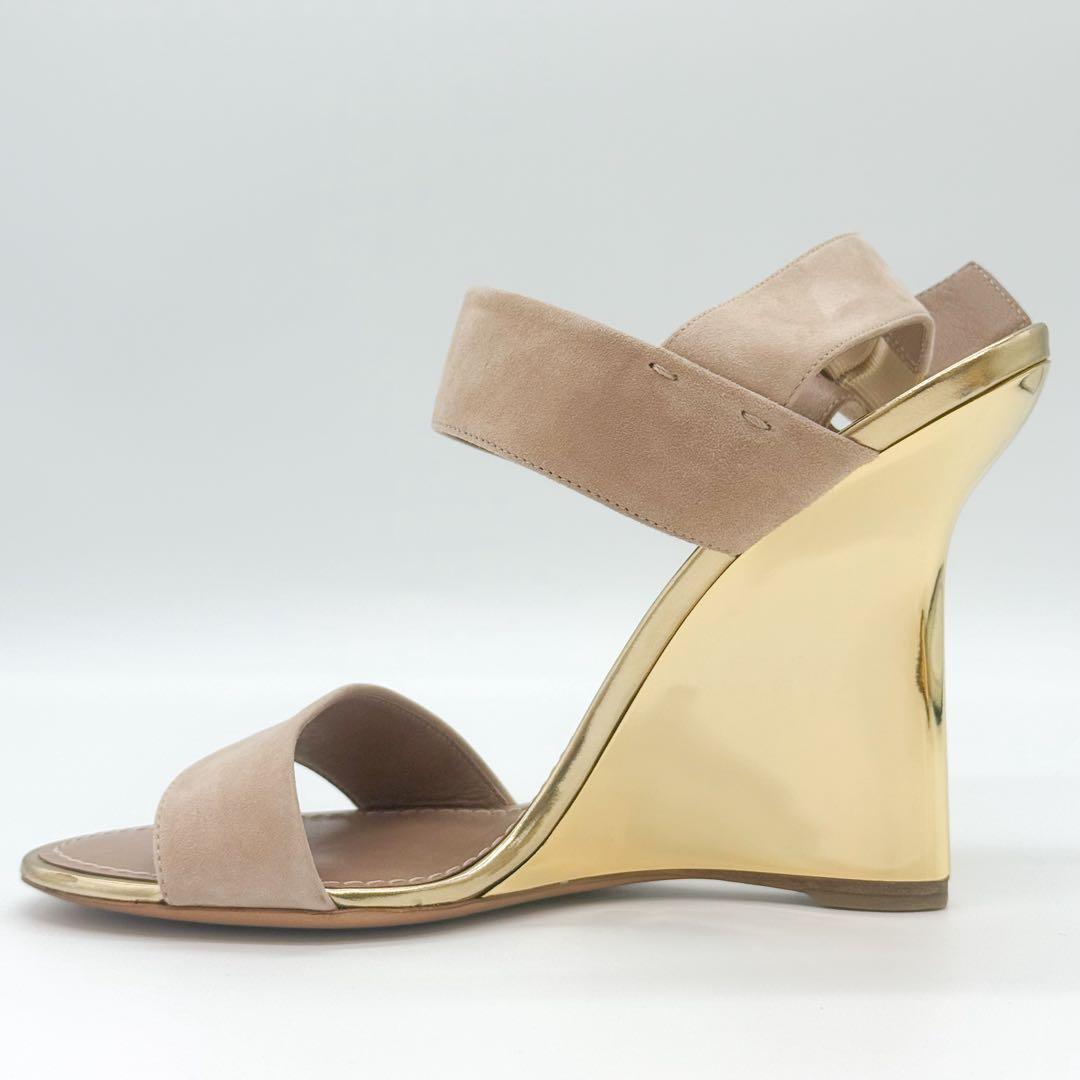 ♡美品♡ ルイヴィトン ウェッジソール スエード ストラップ ミュール