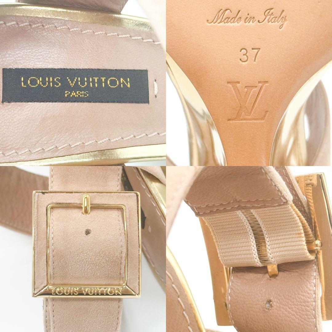 ♡美品♡ ルイヴィトン ウェッジソール スエード ストラップ ミュール