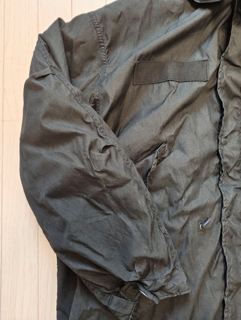 ジャケット・アウター anytee M-65 FISHTAIL PARKA SUPER BLACK