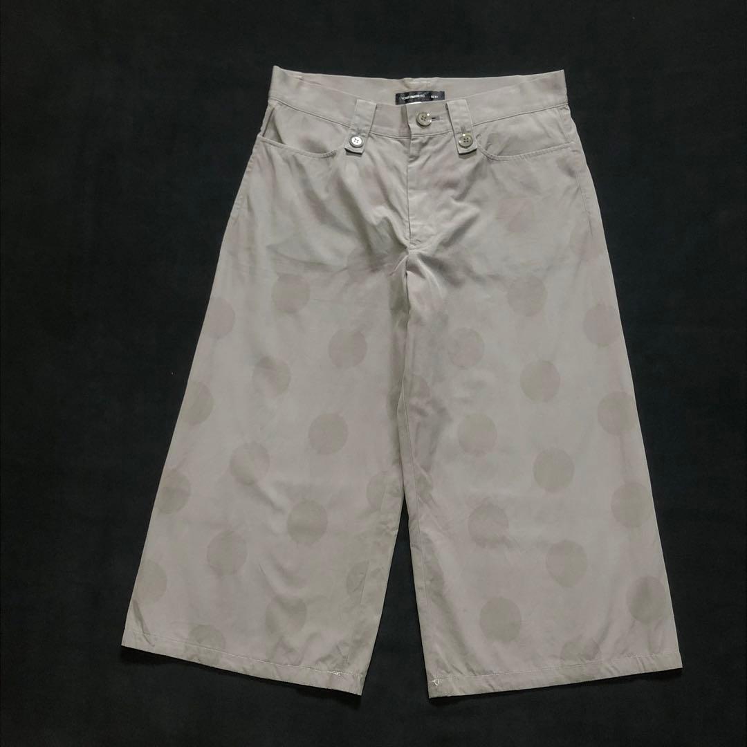 Yohji Yamamoto +NOIR 水玉模様 ガウチョパンツ ワイドパンツ