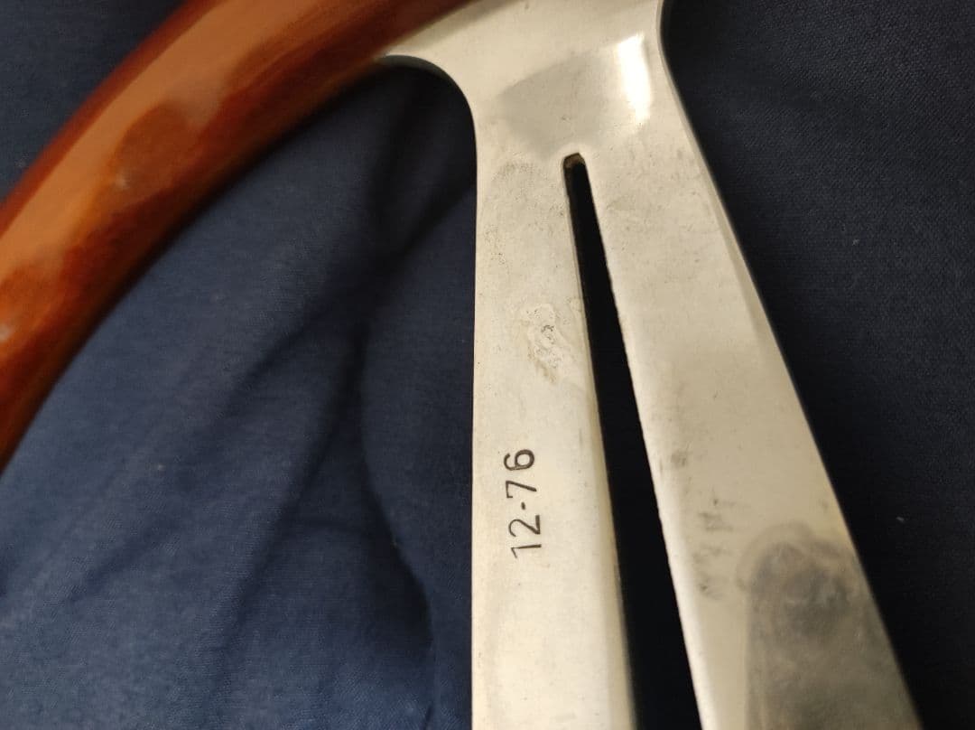 NARDI（ナルディ）風　ウッドステアリング　36cm