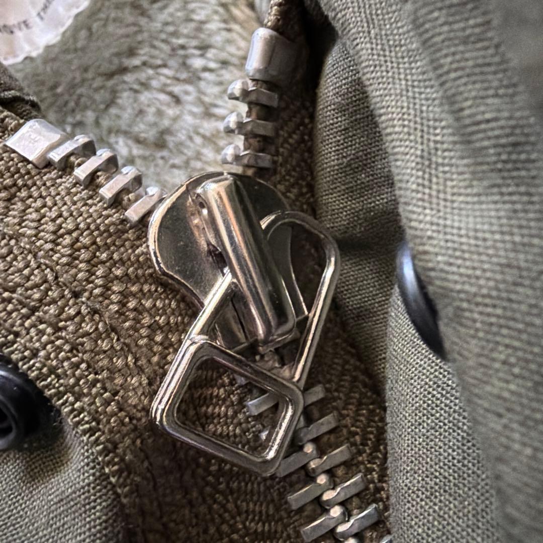 当時物！HOUSTON M-1951 モッズコート M M-51 アルミジップ