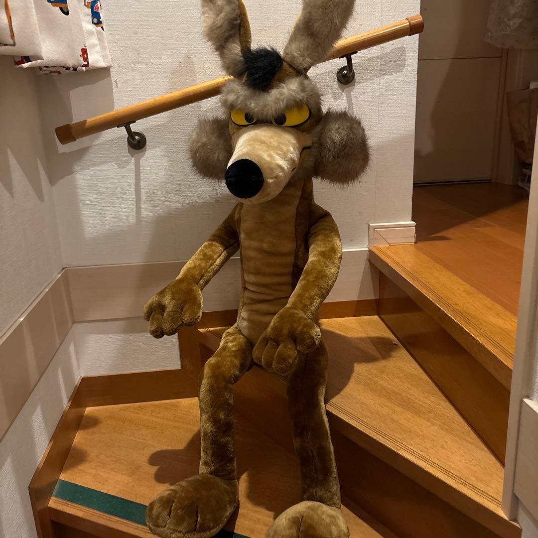 希少 ルーニー・テューンズ ワイリーコヨーテ 特大 120cm ぬいぐるみ