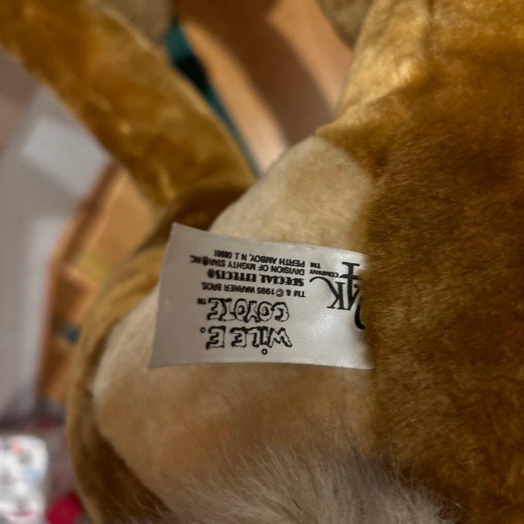 希少 ルーニー・テューンズ ワイリーコヨーテ 特大 120cm ぬいぐるみ