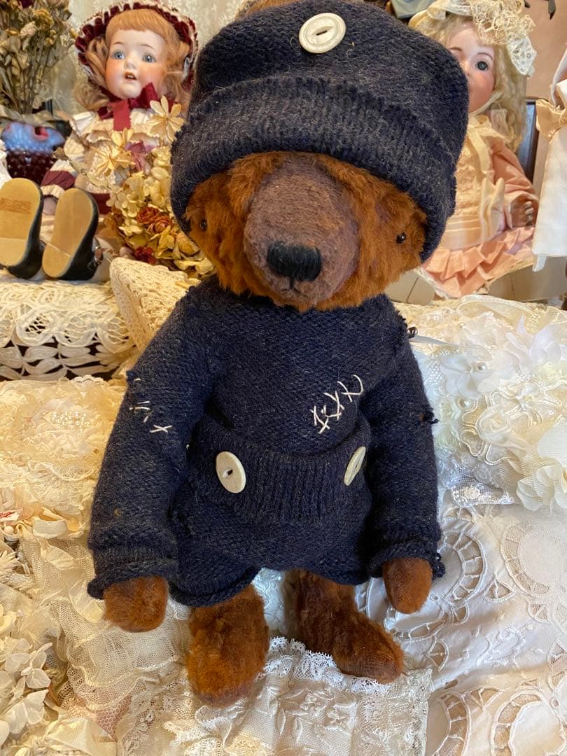 海外作家ベア　Jamie Bear テディベア　ヴィンテージ風❤️