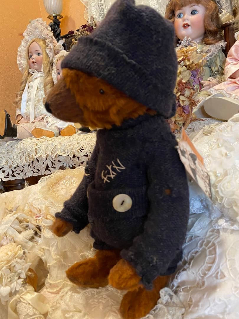 海外作家ベア　Jamie Bear テディベア　ヴィンテージ風❤️