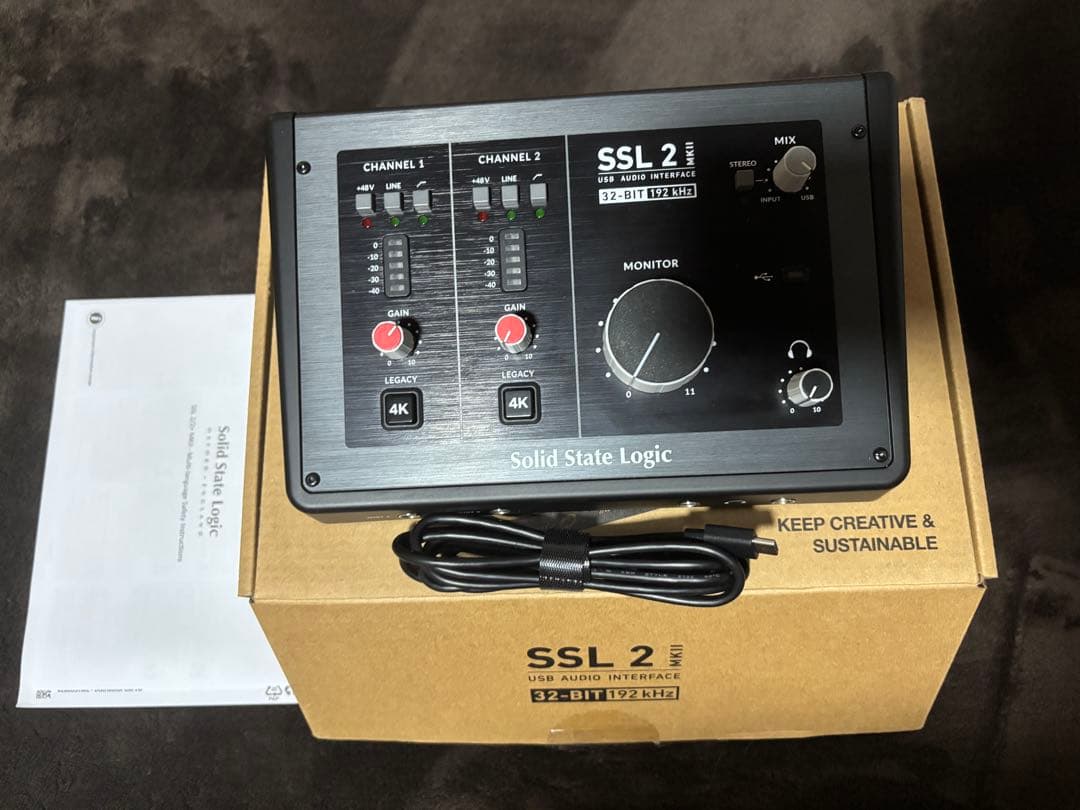 SSL 2 MKII USBオーディオインターフェース