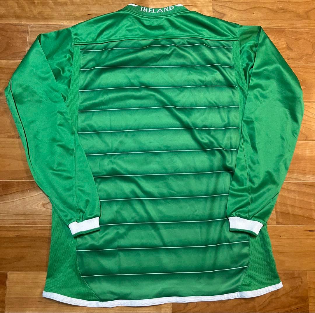 サッカー　アイルランド代表　長袖ユニフォーム　アンブロ　Mサイズ