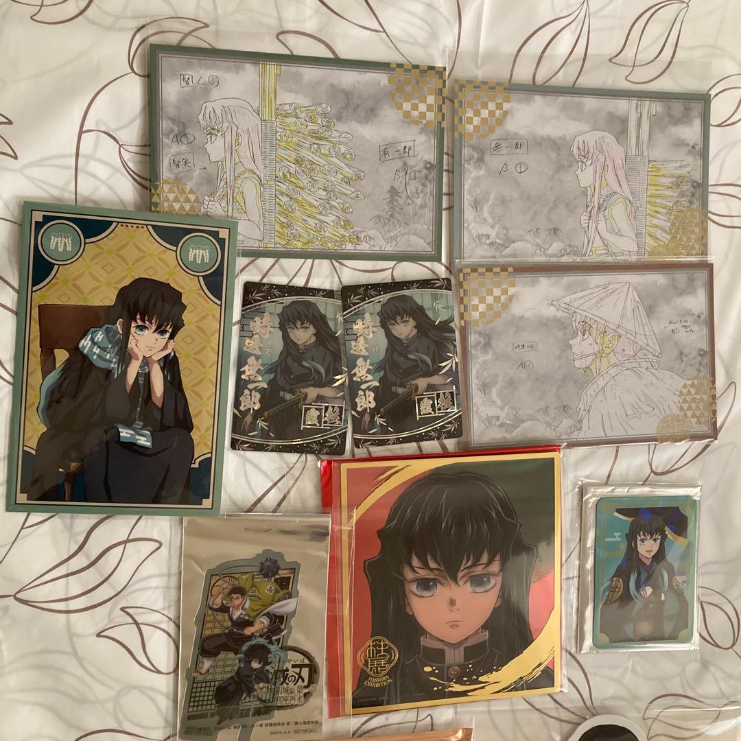 鬼滅の刃 鬼滅祭 AGF 柱展 クリア色紙 ポストカード ウエハース