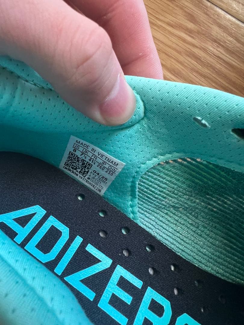 松*加様 adidas AdizeroSL2 26.0 アクアブルー/イエロー