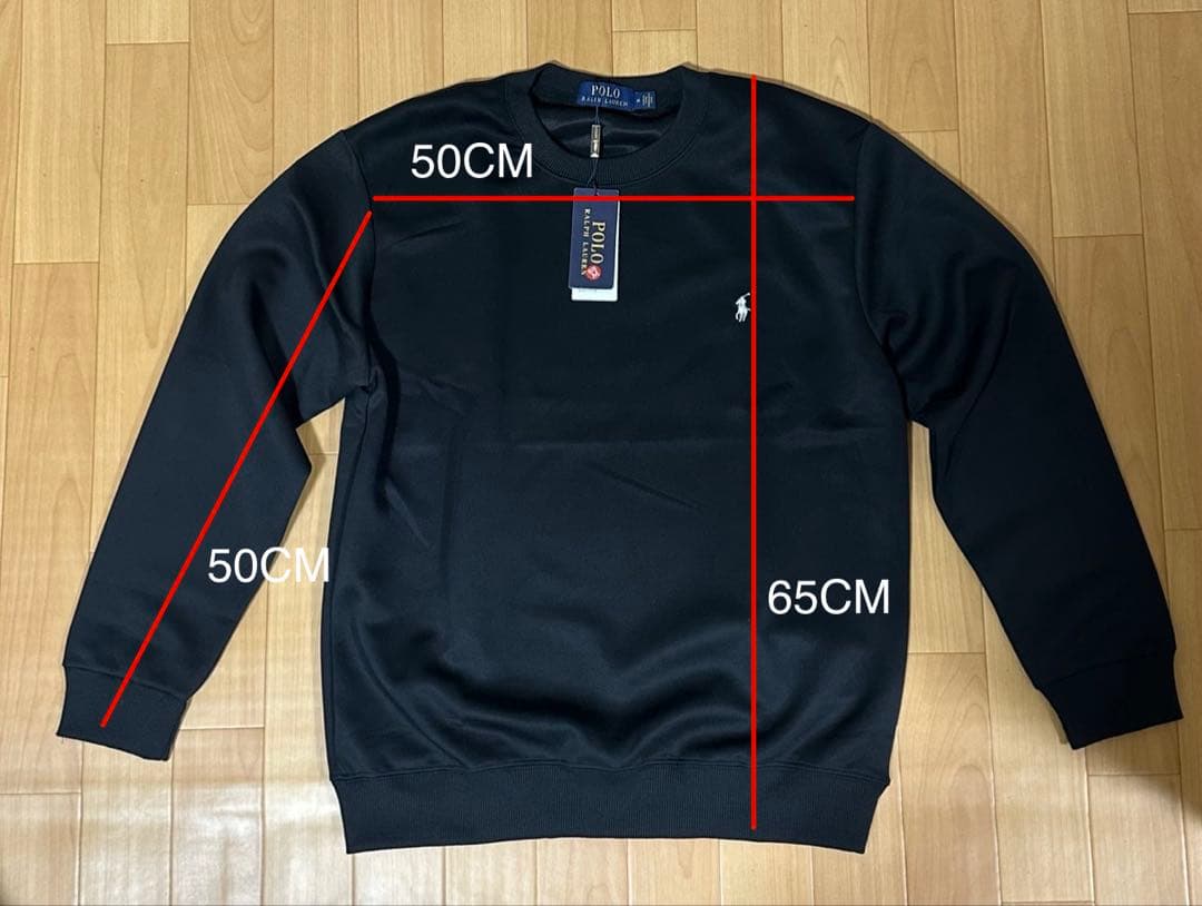 Polo Ralph Lauren クルーネックスウェット（ブラック）M男女兼用