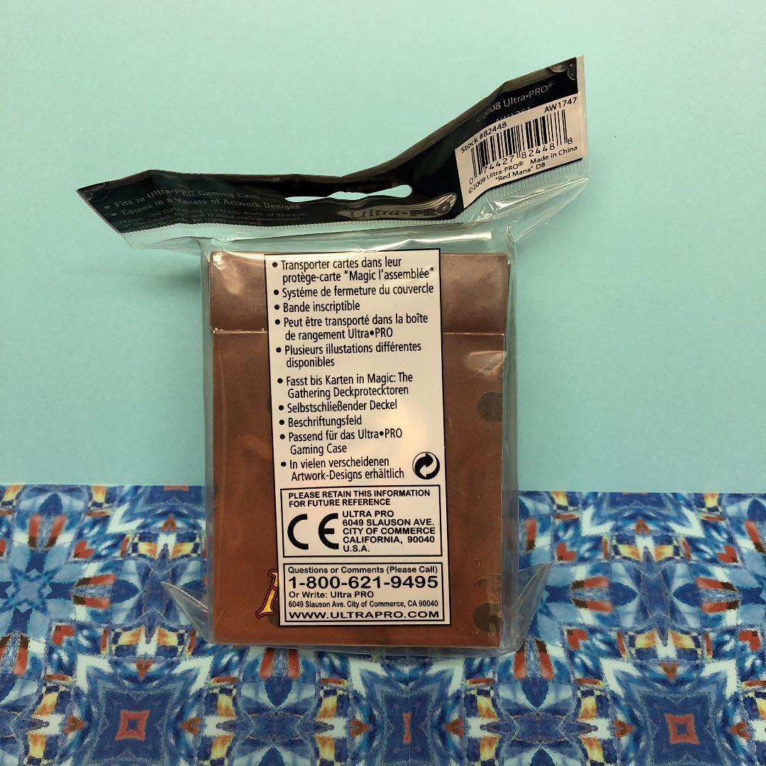 デッキケース　マジックザギャザリング　マナ赤