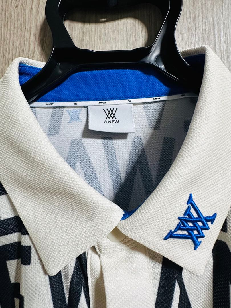 【早い者勝ち】25SS ANEW LOGO PATTERN SHIRT サイズL