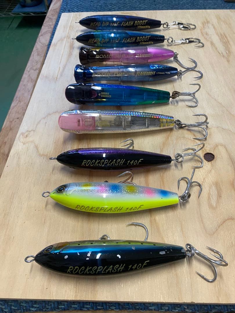 ★美品　シマノ　青物　トップウォータープラグ　9本