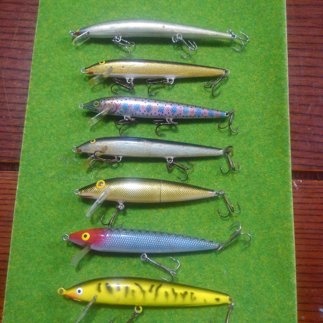 オールドバルサ✨ラパラ、リョービ、等✨フローティングルアー 7点✨本流、湖