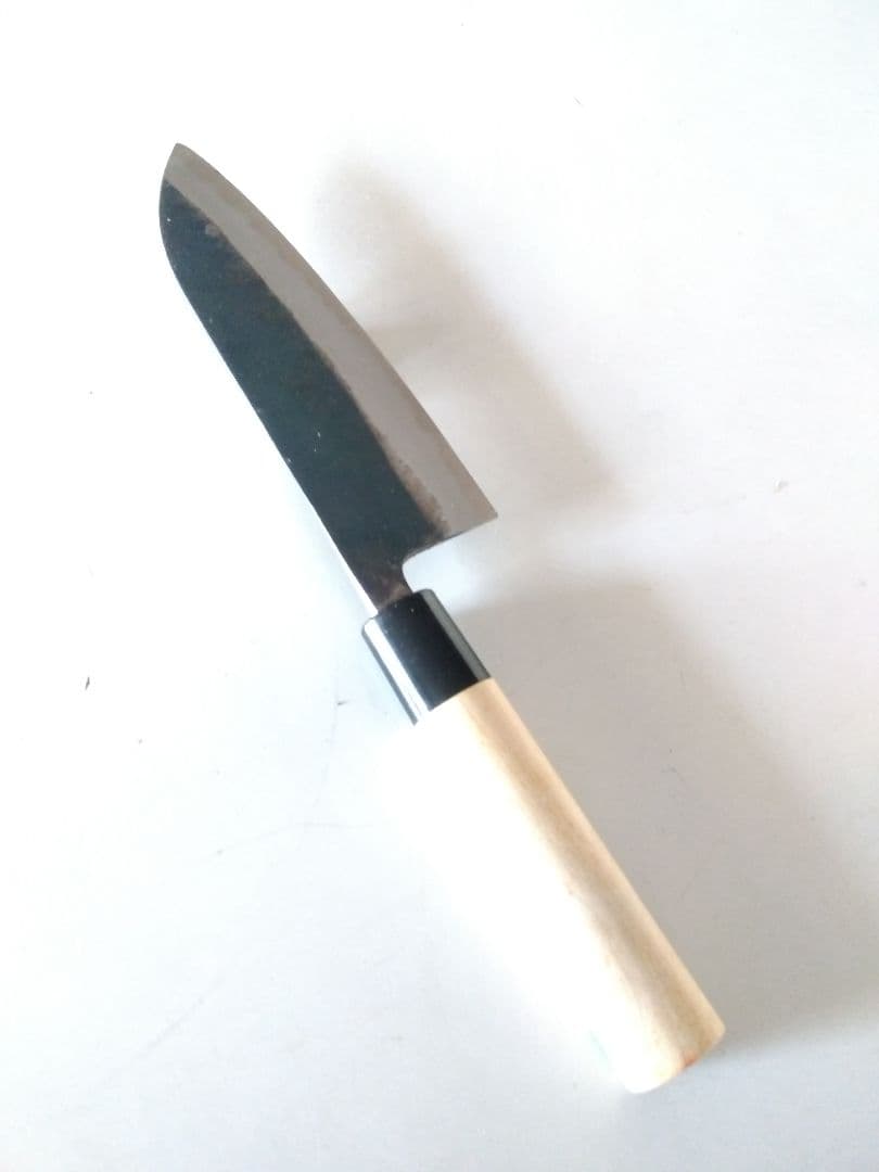 三徳包丁　１６５mm 墨流