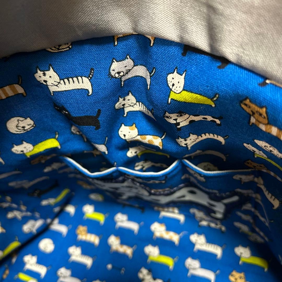 スクエアトートバッグ2点、デカネコちゃん