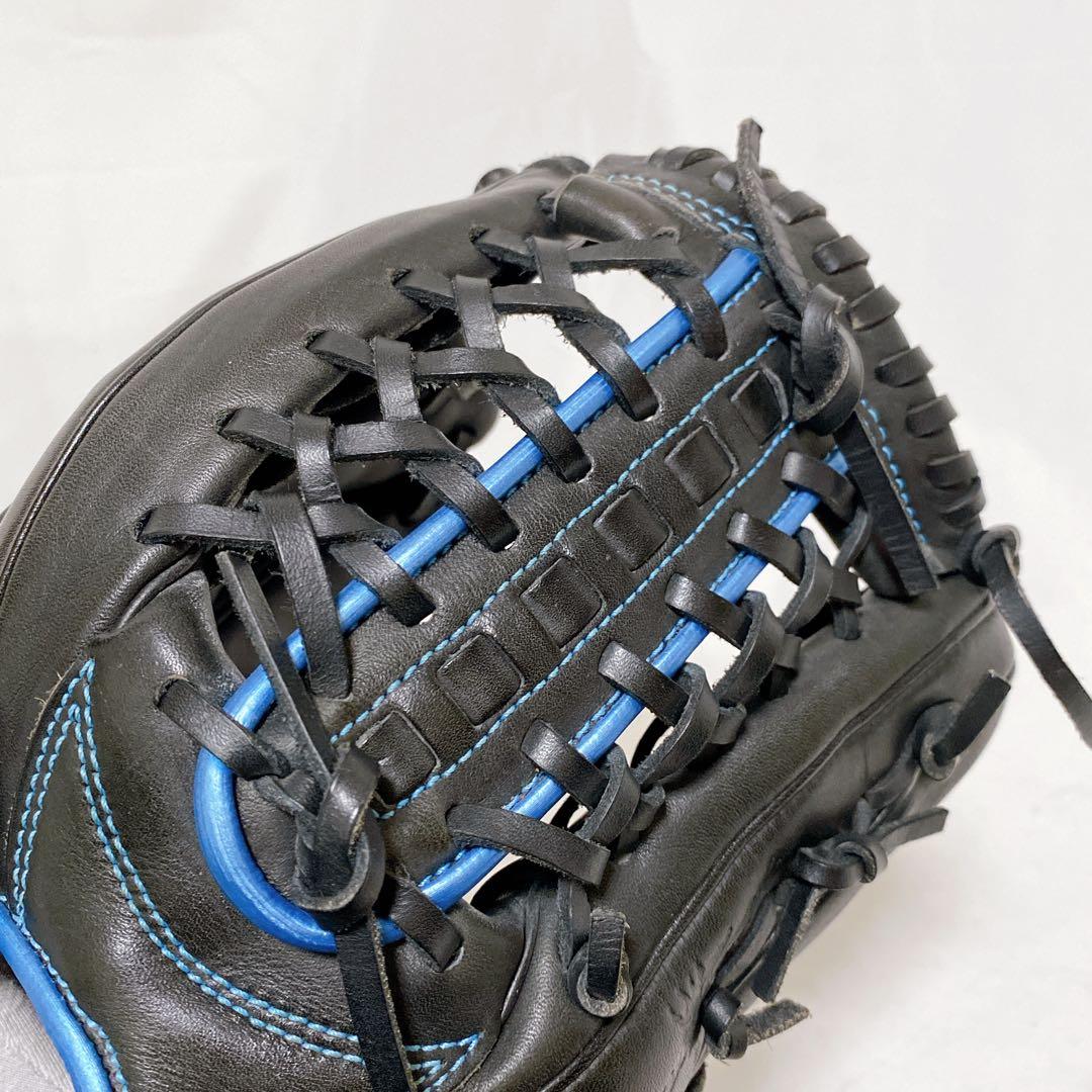 限定カラー　ミズノ　ブレイブスピリット　一般軟式用グローブ　メタリックブルー　青