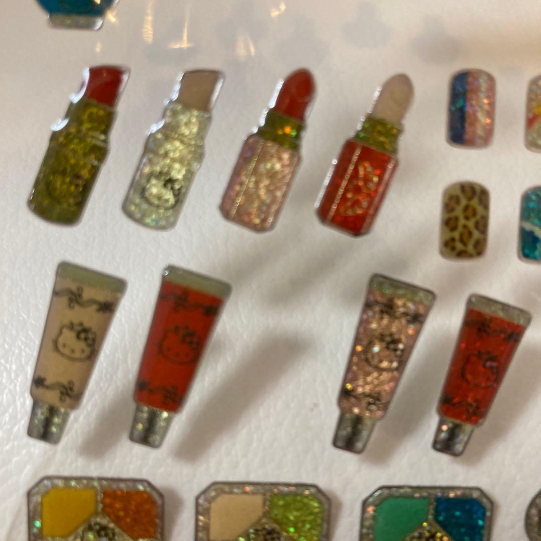 【レア】ハローキティ＊キラふちもりシールサンリオ2004年＊コスメ化粧品