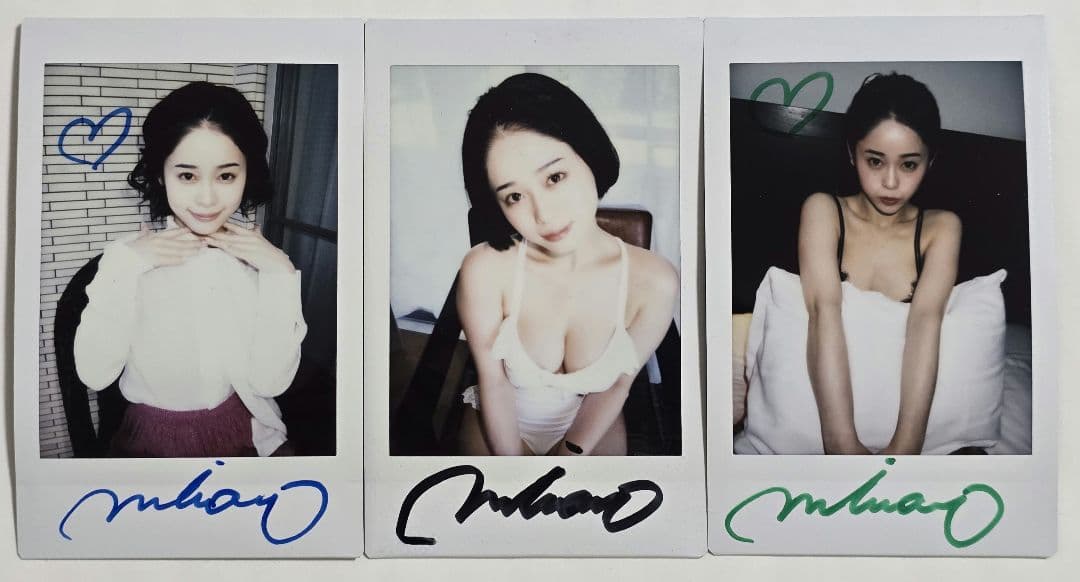 MINAMO サイン入り チェキセット