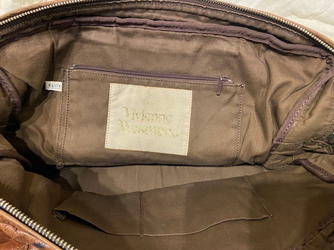 Vivienne Westwood ブラウンレザー バッグ