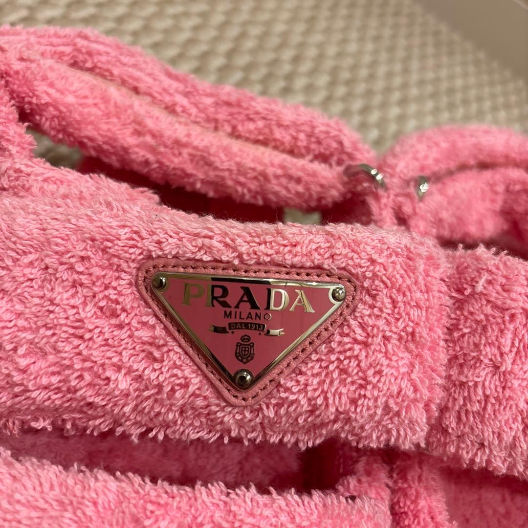 PRADA テリークロス タオル地 サンダル