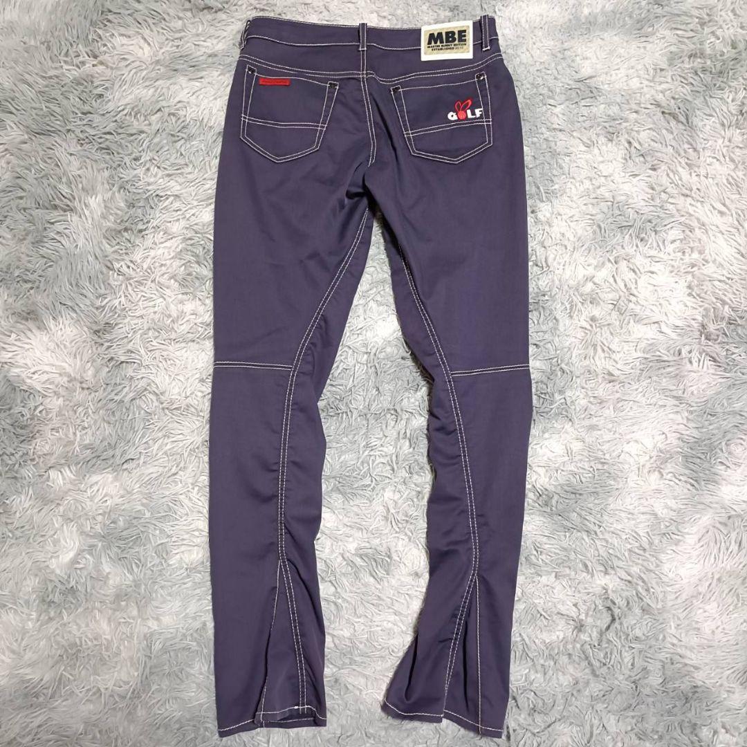 マスターバニー エディション　ストレッチ　パンツ　ゴルフ　刺繍　ウェア