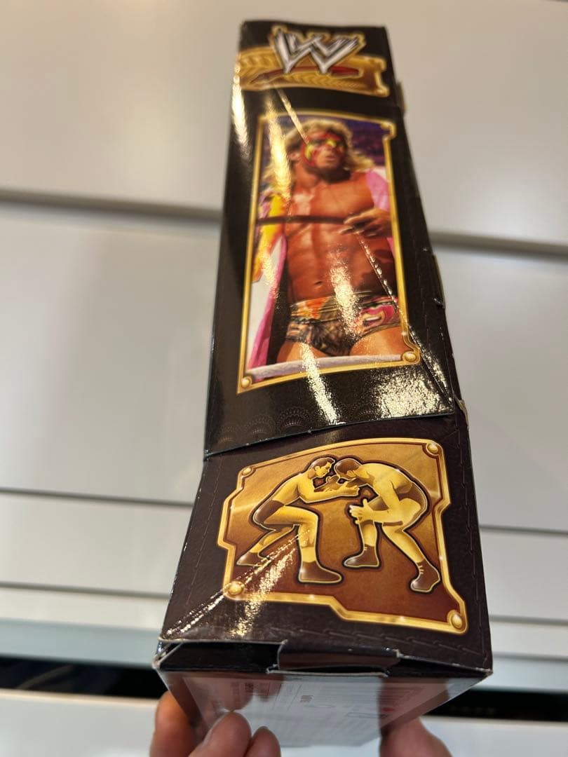 おまけ付き　マテル　WWE アルティメットウォリア ー レッスルマニア7