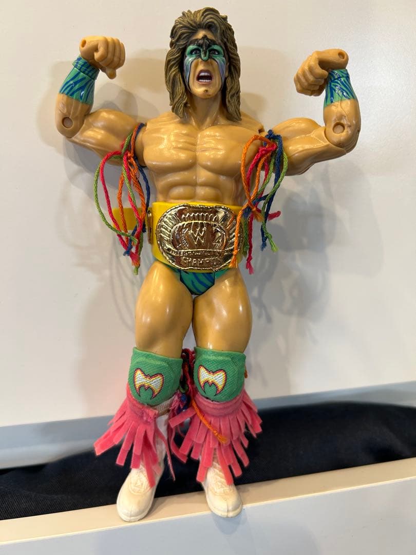 おまけ付き　マテル　WWE アルティメットウォリア ー レッスルマニア7