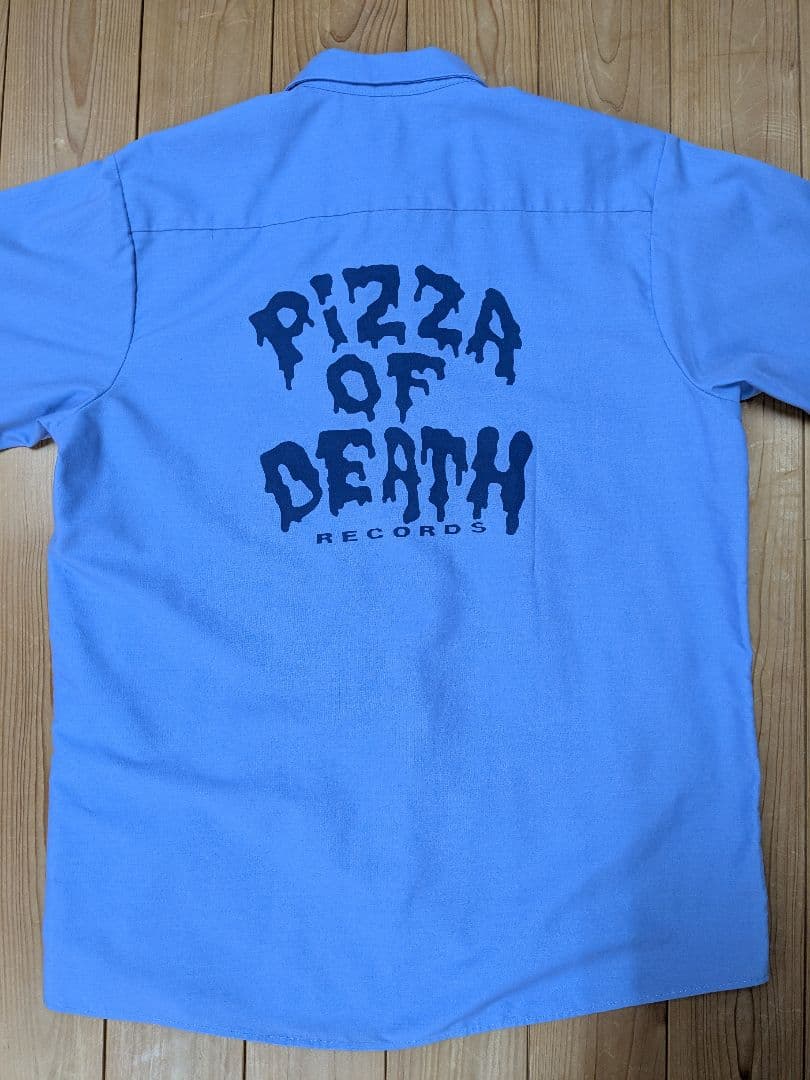 ピザオブデス ワークシャツHi-STANDARDハイスタМサイズ